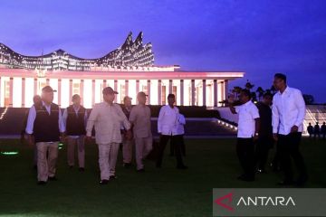 Di IKN, Prabowo beri koreksi soal desain dan fungsi kepada OIKN