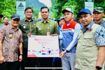 Pertamina bantu BBM dan sembako percepat pemulihan Desa Tempur Jepara