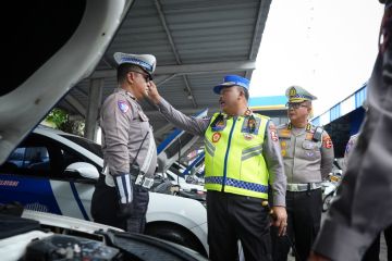 Kakorlantas cek kesiapan personel dan sarpras jelang Ops Ketupat 2026