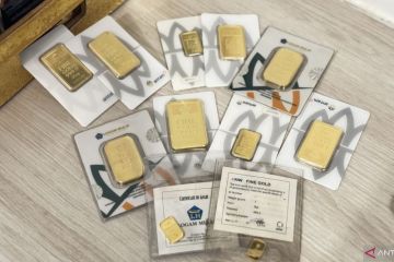 Harga emas produk Antam terus naik, hari Rabu ini dibanderol Rp2,665 juta/gram