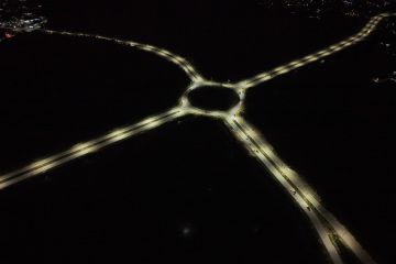 Lampu jalan Inner Ring Road Kendari