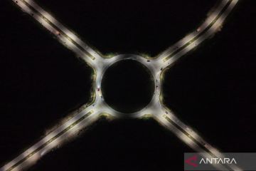 Lampu jalan Inner Ring Road Kendari