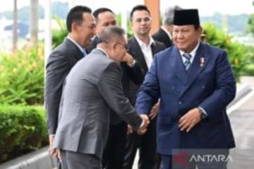 Hoaks! Prabowo copot menteri saat retret di Hambalang