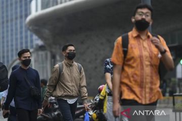Pakai masker, kualitas udara Jakarta terburuk di dunia pada Rabu pagi
