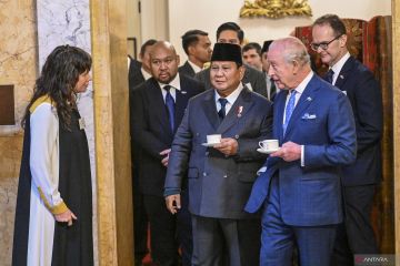 Prabowo dan Raja Charles III diskusi bahas konservasi sambil 