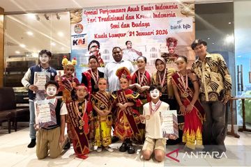 Sejumlah penari dan seniman muda RI unjuk bakat di Malaysia