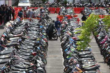 Bazar pengembalian barang bukti sepeda motor