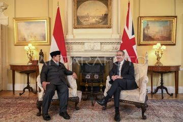 Foto: Presiden Prabowo bertemu PM Inggris Keir Starmer