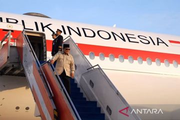 Prabowo tiba di Tanah Air usai lawatan ke Inggris hingga Prancis