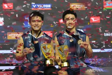 Hasil final Indonesia Masters 2026: Raymond/Joaquin runner-up