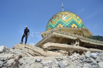 Kondisi Nagari Sungai Batang pascabencana di Agam