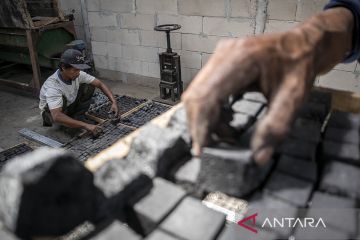 Produksi briket dari limbah kayu Sungai Citarum