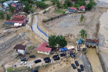 Pembukaan irigasi di Padang pascabencana