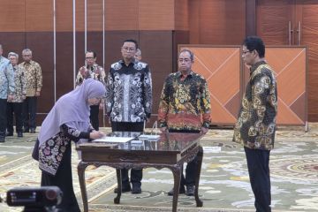 Purbaya lantik 43 pejabat eselon II Kementerian Keuangan