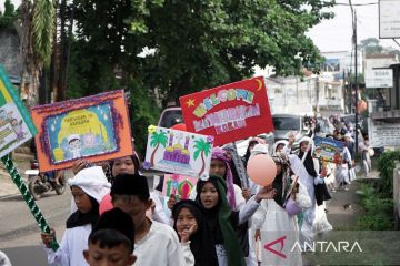 Pawai Tarhib sambut bulan suci Ramadhan di Bandar Lampung
