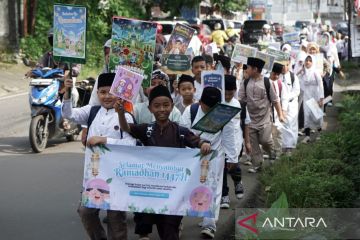 Pawai Tarhib sambut bulan suci Ramadhan di Bandar Lampung