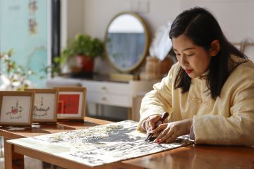 Menilik seni cetakan balok kayu Huizhou di Anhui, China