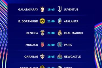 Liga Champions UEFA 2025 jadwal: Madrid vs Benfica