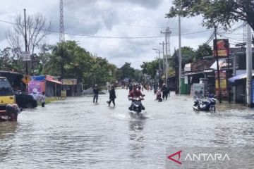 Tanggul Sungai Tuntang Jebol, Rekayasa Lalu Lintas di Grobogan Diberlakukan