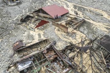 Kondisi Nagari Sungai Batang pascabencana susulan