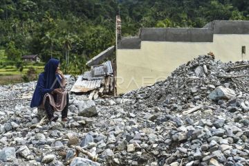 Kondisi Nagari Sungai Batang pascabencana susulan