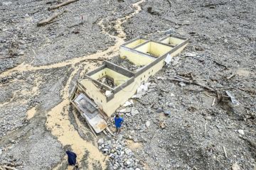 Kondisi Nagari Sungai Batang pascabencana susulan