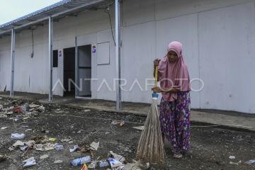 Percepatan pembangunan huntara Padang Gantiang di Palembayan