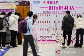 Transportasi mudik di China selama libur Imlek ditingkatkan