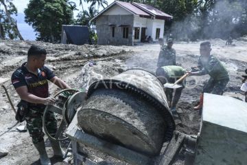 Pembangunan jembatan aramco di Tanah Datar