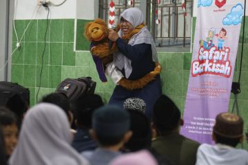 Pentas boneka dakwah di Kota Kediri