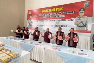 Polda Kalsel gagalkan peredaran 30 kg sabu jaringan Fredy Pratama
