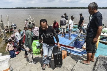 Volume penumpang Pelabuhan Kuala Tungkal