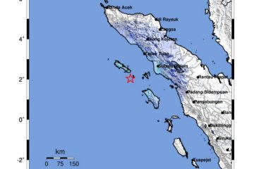 Info gempa hari ini M5,6 di Simeulue akibat subduksi Lempeng Indo-Australia