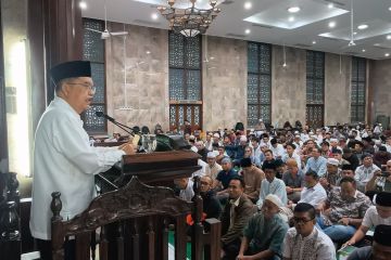 Jusuf Kalla: Masjid harus jadi pusat peradaban dan kemajuan umat