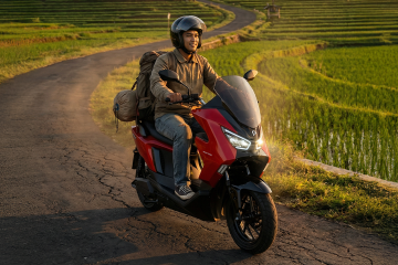 Tips mudik aman dan nyaman dengan motor listrik