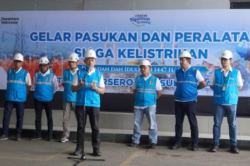 PLN UID Sulselrabar gelar apel siaga kelistrikan jelang Lebaran 2026