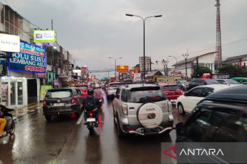 Volume arus mudik di Nagreg alami meningkat pada H-6 Lebaran 2026