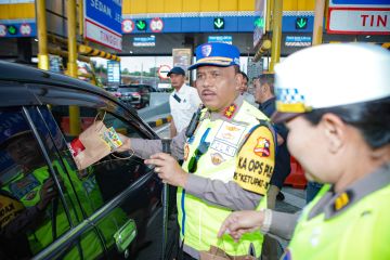 Tinjau Kalikangkung, Polri pastikan kesiapan pengamanan arus mudik