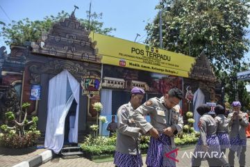 Mudik lelah, mampir ke posko terpadu Ciamis, bisa istirahat sambil dijaga Punggawa Kerajaan!