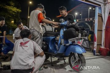 Layanan servis motor pemudik di Pelabuhan Ciwandan