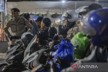 Pengamanan arus mudik di Banten