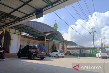 Sejumlah pemudik di Kaltim bersyukur dengan layanan masjid 24 jam