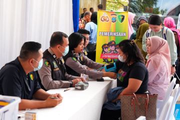 Polda Sumut sediakan layanan kesehatan bagi pemudik agar tetap prima