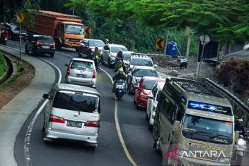 Arus mudik di jalur Limbangan