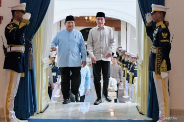 Hari Raya Idulfitri, Prabowo halalbihalal dengan Jokowi di Istana