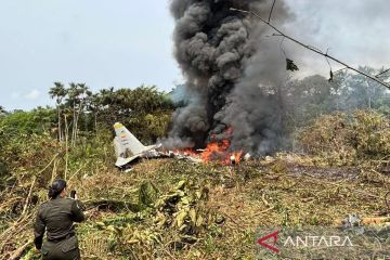 Pesawat Hercules jatuh di Kolombia, 66 tentara dan polisi tewas