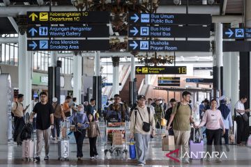 Arus balik Lebaran di Bandara Soekarno-Hatta