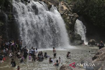 Libur Lebaran di wisata alam Pesona Curug Goong