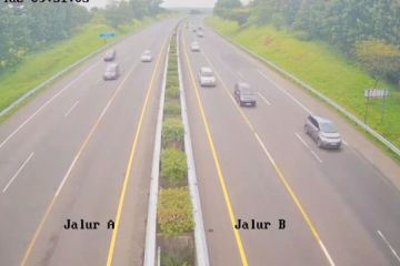 Arus balik di Tol Cipali menuju Jakarta melonjak Selasa pagi