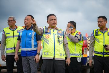 Kakorlantas sebut lalin Tol Cipali sudah lancar usai one way